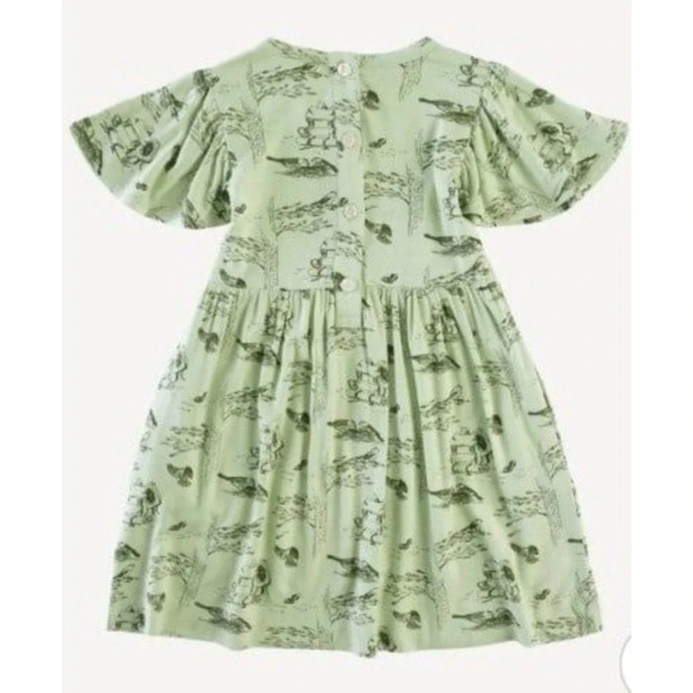 Kate Quinn Flutter Sleeve Dress‎ Backpacking Lenzing Modal Kids 6Y NWT